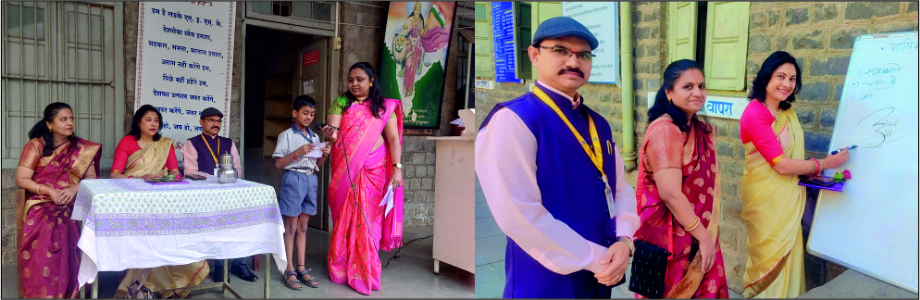 म.ए.सो. मुलांच्या विद्यालयात ‘मराठी भाषा गौरवदिन’ साजरा!